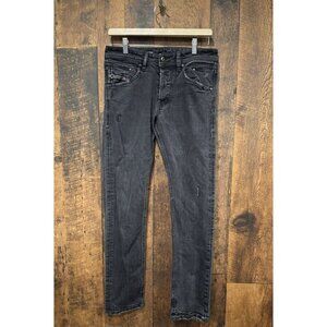 Diesel Mens Belther Regular Slim Tapered Black Pants 30x31